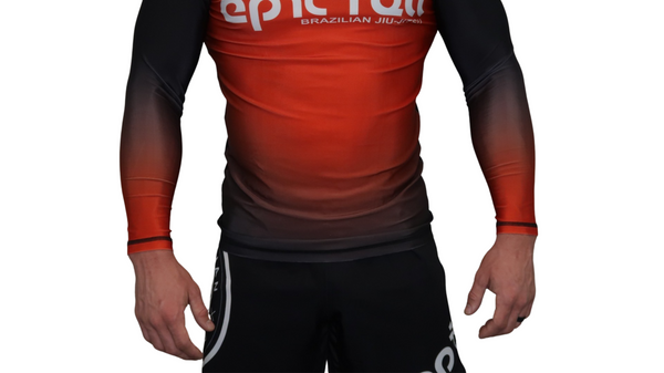 Faded Ranked Rash Guards (Black Belt)