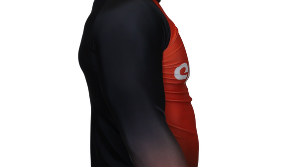 Faded Ranked Rash Guards (Black Belt)