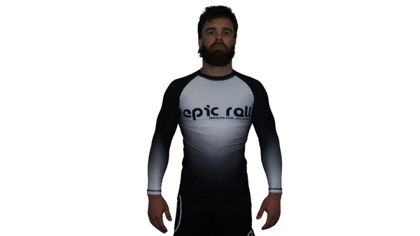 Faded Ranked Rash Guards (White Belt)