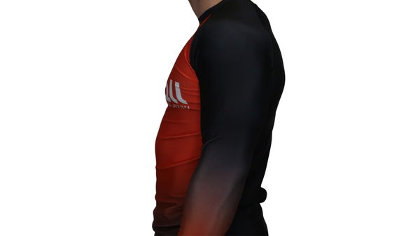Faded Ranked Rash Guards (Black Belt)