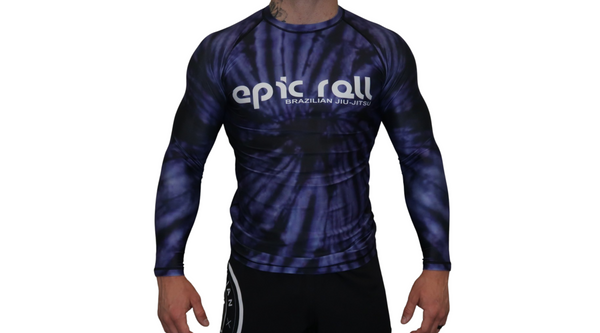 Epic Tie Dye Rash Guard (Purple Haze) Long Sleeve