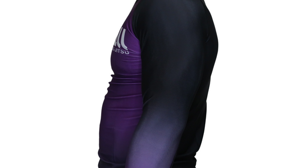 Faded Ranked Rash Guards (Purple Belt)