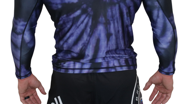 Epic Tie Dye Rash Guard (Purple Haze) Long Sleeve