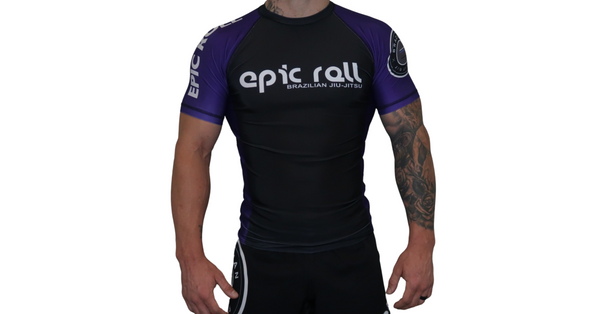 Ranked Short Sleeve Rash guards (Purple Belt)