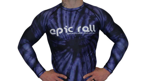 Epic Tie Dye Rash Guard (Purple Haze) Long Sleeve