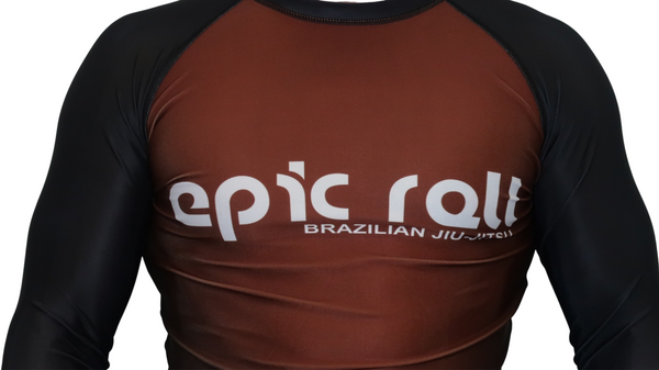 Faded Ranked Rash Guards (Brown Belt)