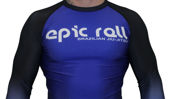 Faded Ranked Rash Guards (Blue Belt)