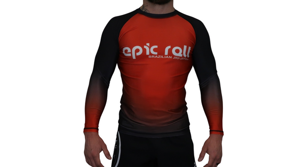 Faded Ranked Rash Guards (Black Belt)