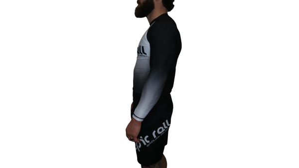 Faded Ranked Rash Guards (White Belt)
