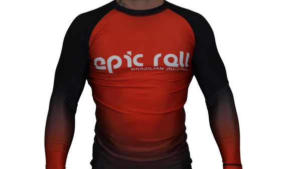 Faded Ranked Rash Guards (Black Belt)