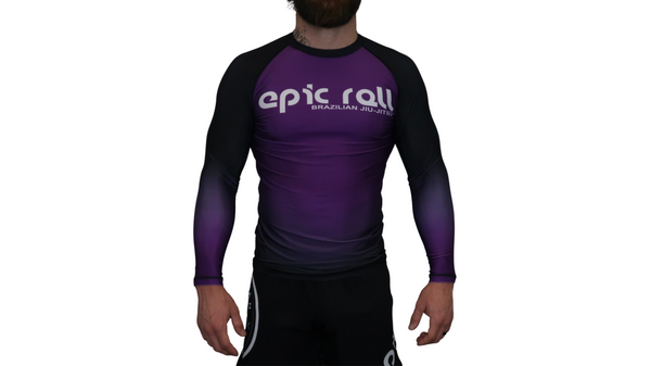 Faded Ranked Rash Guards (Purple Belt)