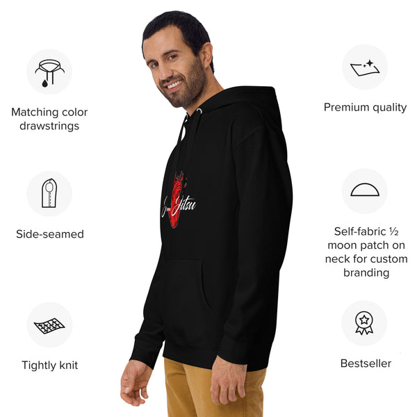 Epic Roll Hoodie (I ❤️Jiu Jitsu)