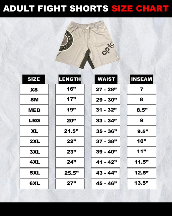 Enlisted Nine Fight Company (Fight Shorts / Military Green)