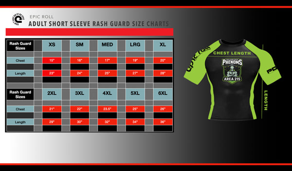 Philadelphia Phenoms Season 10 Full nogi Kit- Black & Green