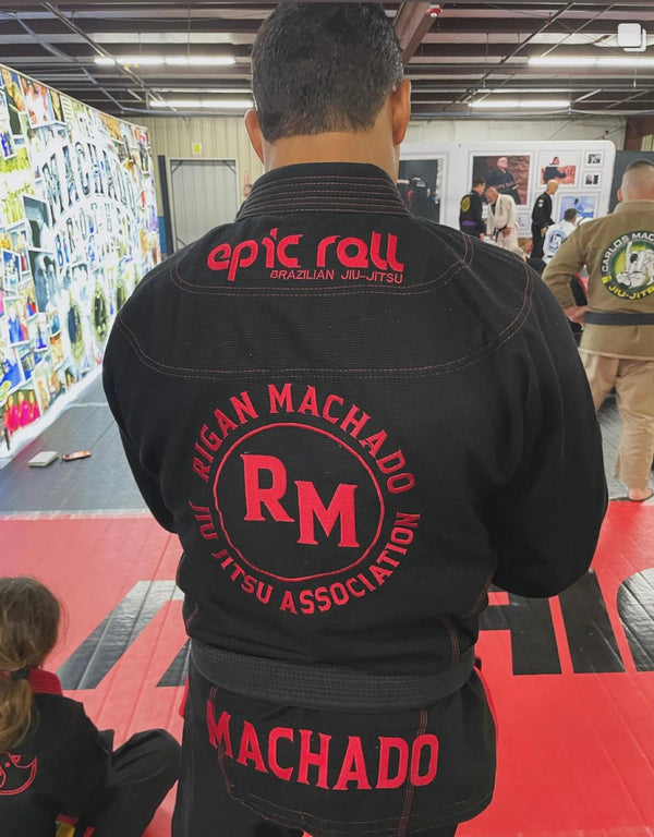 Rigan Machado Official Gi (Black & Red)