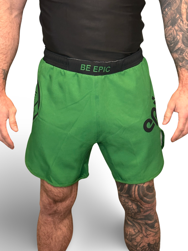 Epic Grappling Shorts 2.0 (Elastic Waistband) Sage