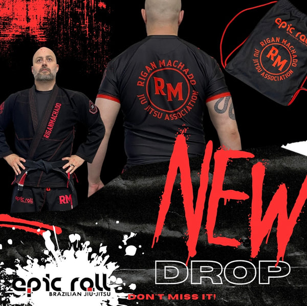 Rigan Machado Official Gi (Black & Red)