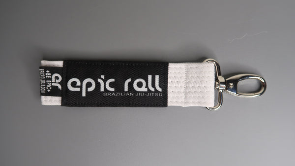 White Belt Keychain