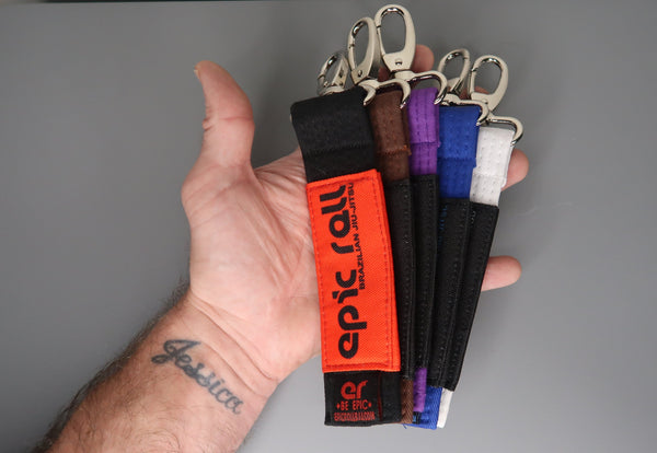 Brown Belt Keychain