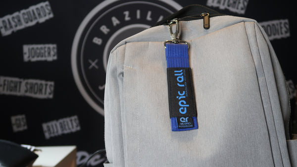 Blue Belt Keychain