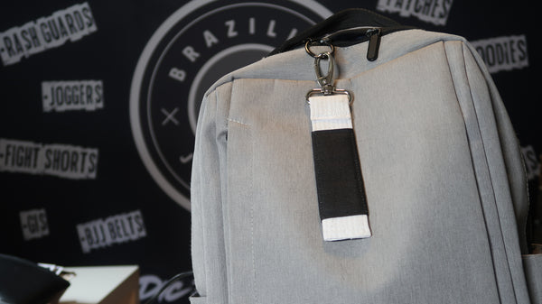 White Belt Keychain