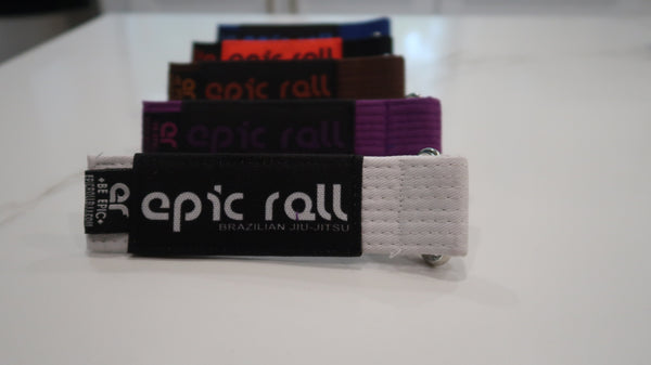 White Belt Keychain