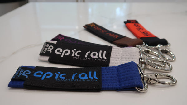 Blue Belt Keychain