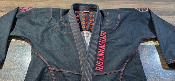 Rigan Machado Official Gi (Black & Red)