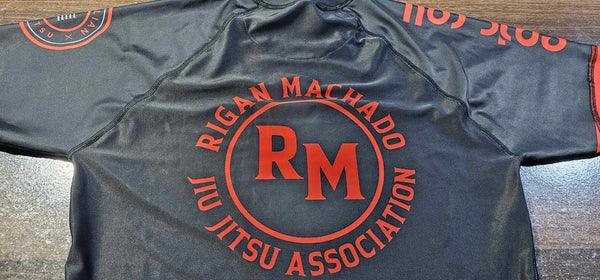 Rigan Machado Rash guard (Black&Red)