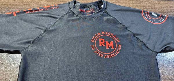 Rigan Machado Rash guard (Black&Red)