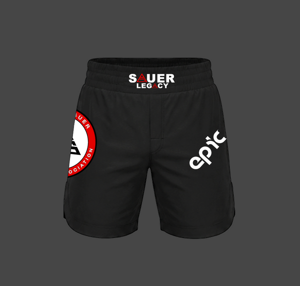Pedro Sauer - Classic Black Grappling Board Shorts