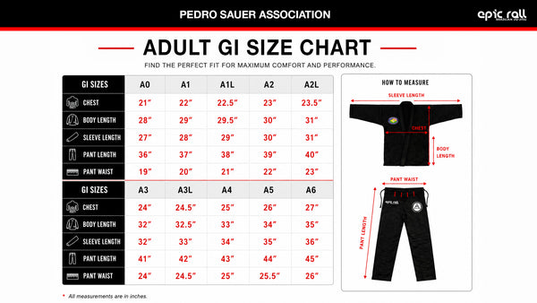 Pedro Sauer -Classic Black Legacy Gi