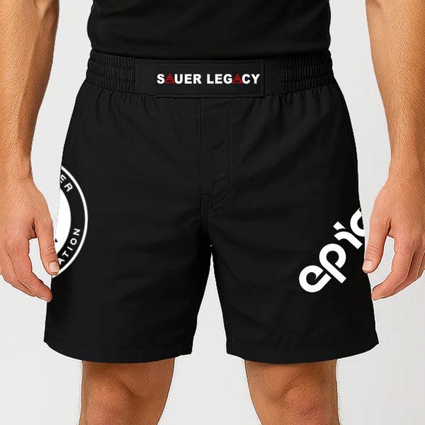 Pedro Sauer - Classic Black Grappling Board Shorts