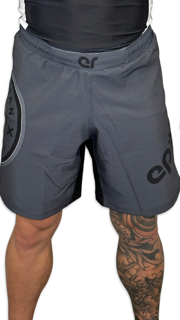 Epic Grappling Shorts (Elastic Waistband) Ocean Storm