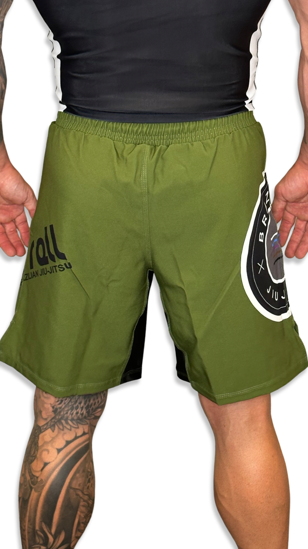 Epic Grappling Shorts (Elastic Waistband) Military Green