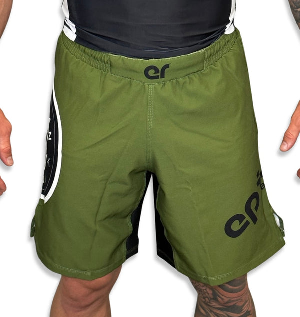 Epic Grappling Shorts (Elastic Waistband) Military Green