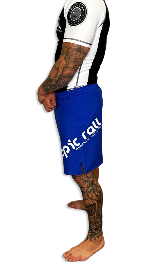 Epic Fight Shorts (Elastic Waistband) Ocean Blue