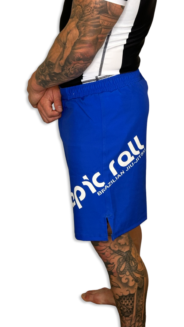 Epic Fight Shorts (Elastic Waistband) Ocean Blue