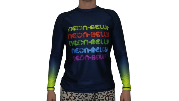 Neon Belly Rash guard (Long sleeve)
