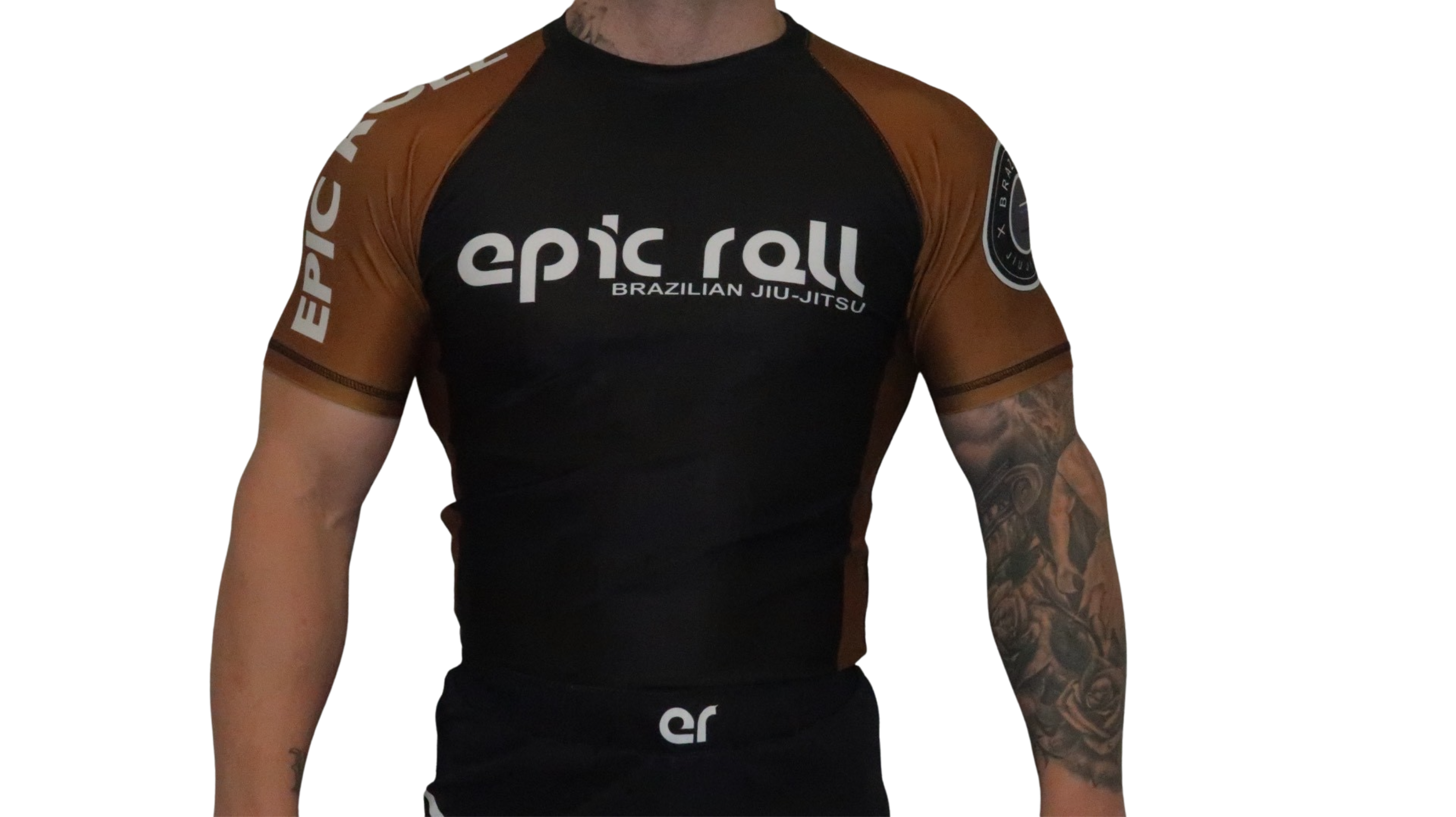 Ranked Short Sleeve Rash guards (Brown Belt) – Epic Roll BJJ