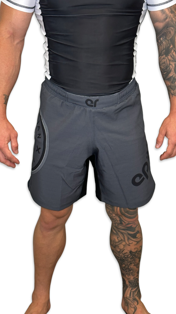 Epic Grappling Shorts (Elastic Waistband) Ocean Storm