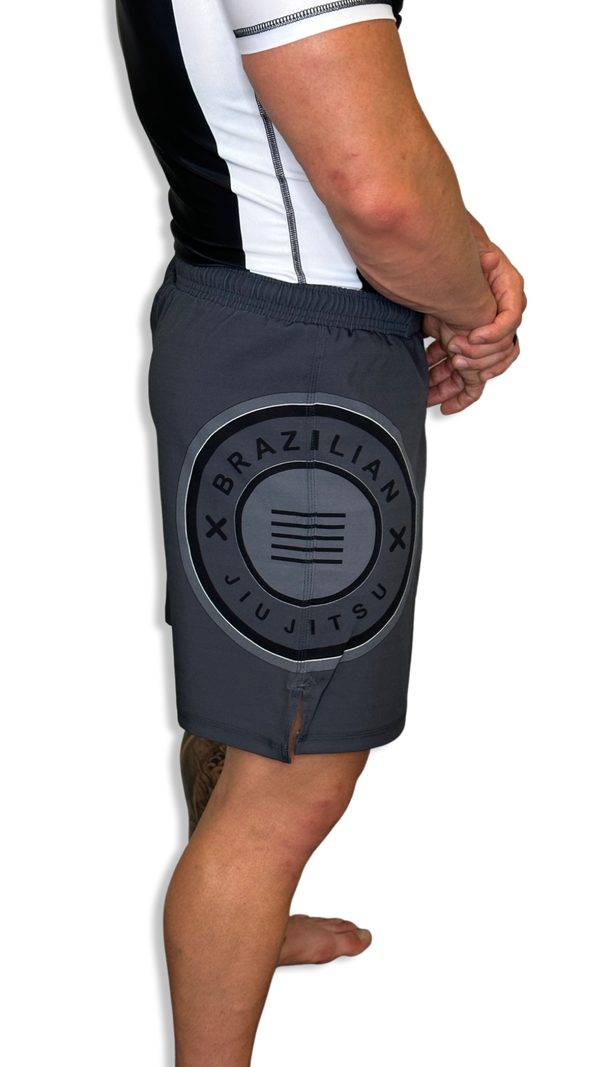 Epic Grappling Shorts (Elastic Waistband) Ocean Storm