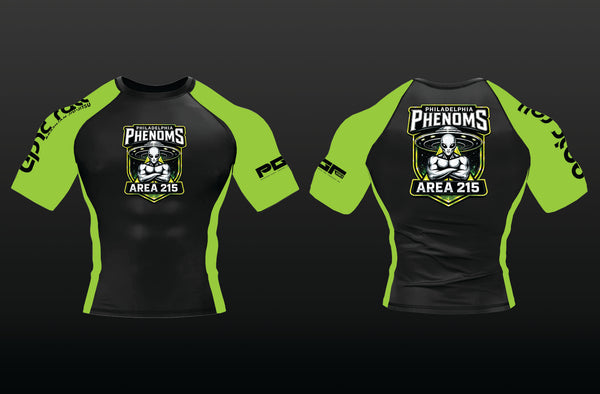 Philadelphia Phenoms Season 10 Full nogi Kit- Black & Green