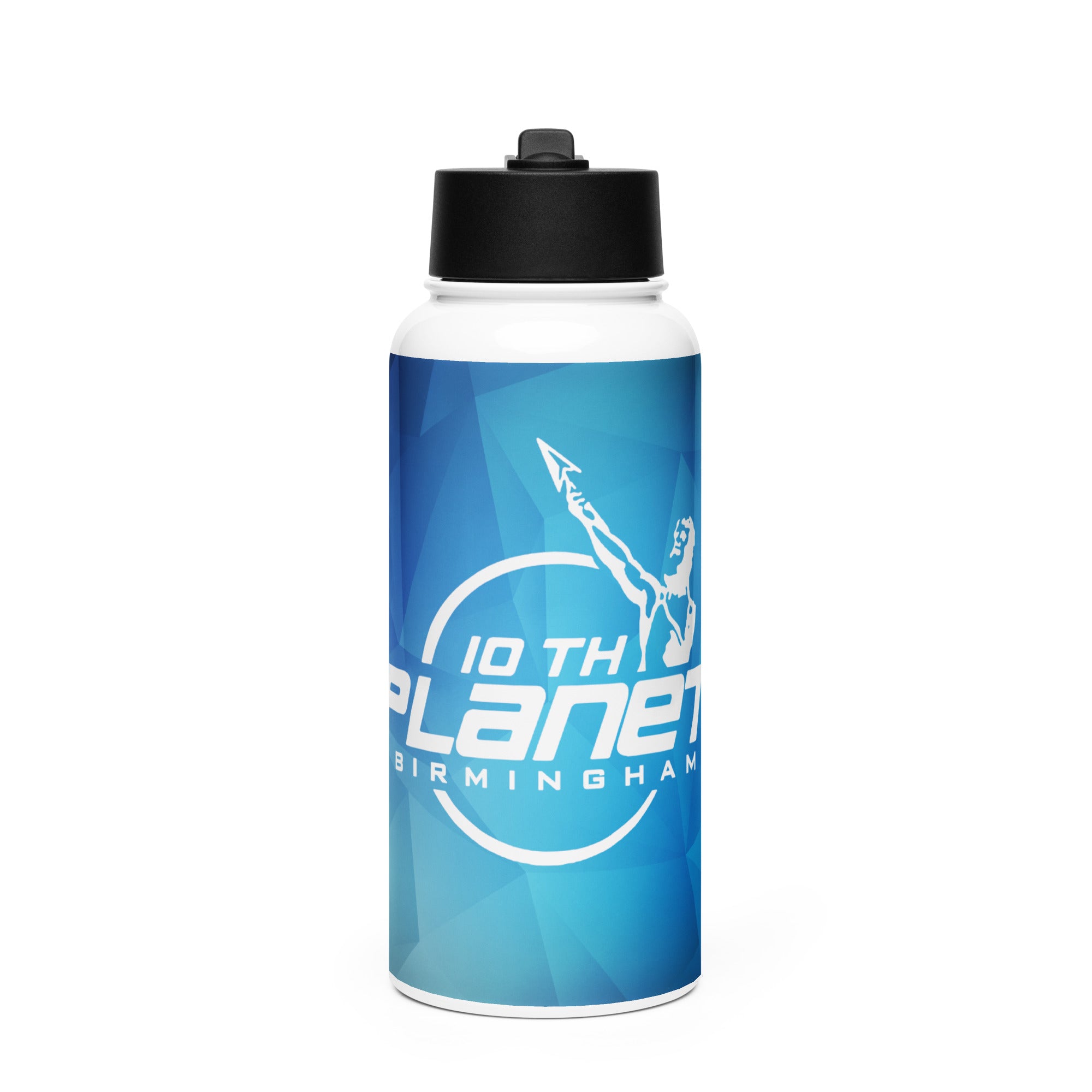 10TH Planet Birmingham - Blue Ice steel water bottle