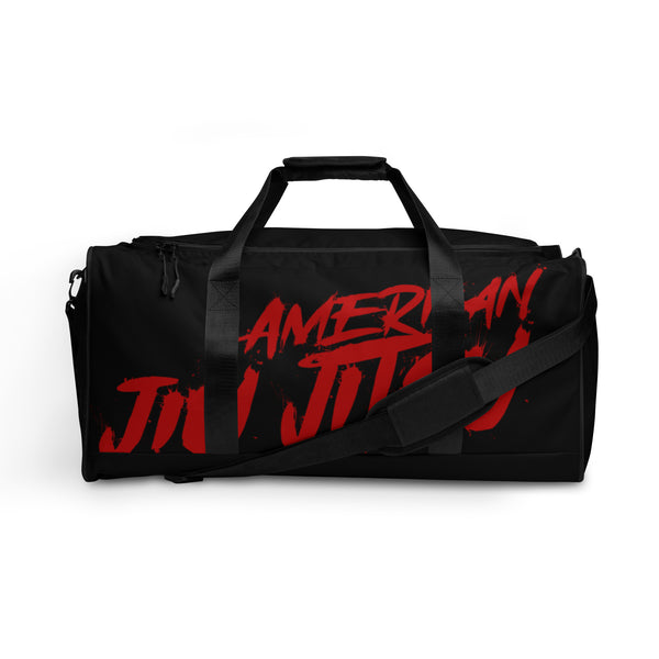 jiu jitsu gear bag Epic Roll Gear Bag (American Jiu Jitsu Black and Red) – Epic Roll BJJ