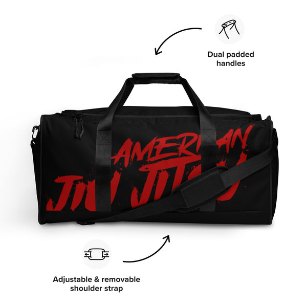 Epic Roll Gear Bag (American Jiu Jitsu Black and Red)