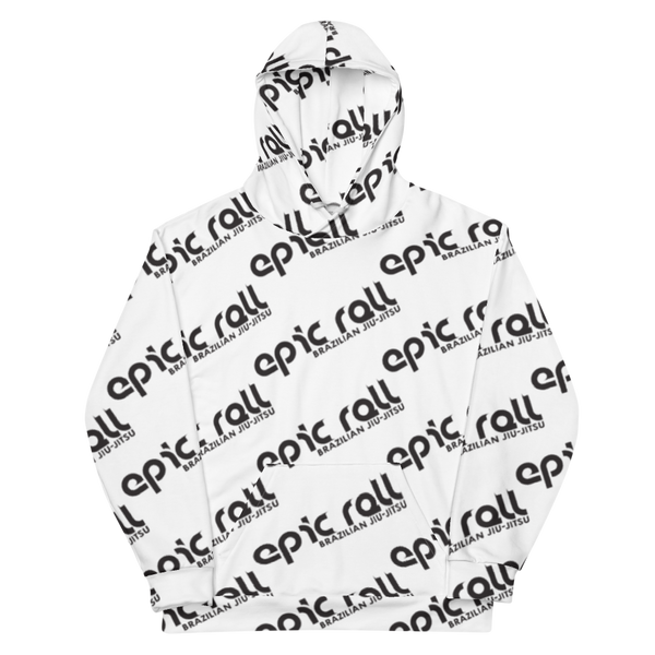 Epic Roll Hoodie (Classic logo Black & White)