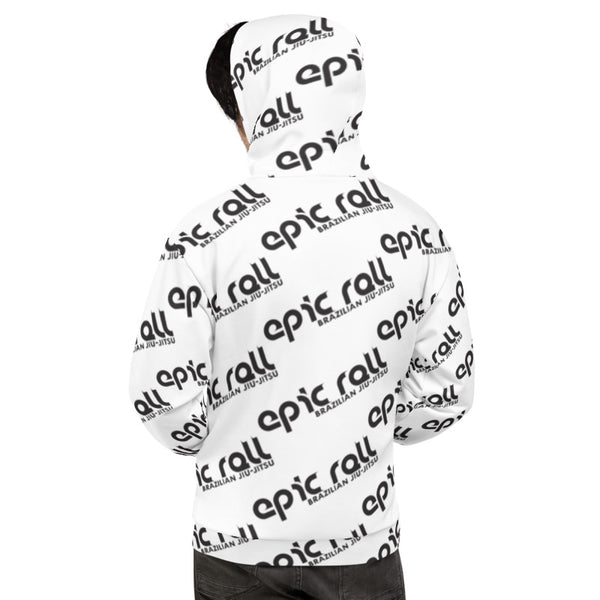 Epic Roll Hoodie (Classic logo Black & White)
