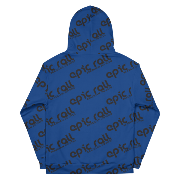 Epic Roll Hoodie (Classic Logo Black & Blue)