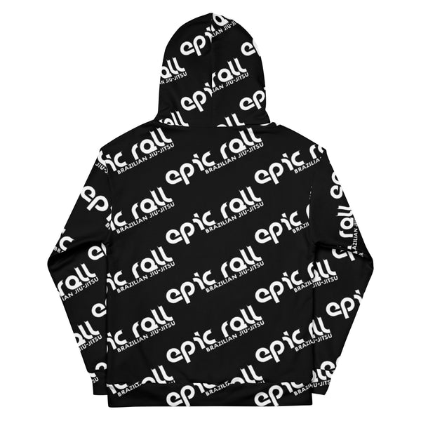 Epic Roll Hoodie (Classic Logo Inverted-Black + White)